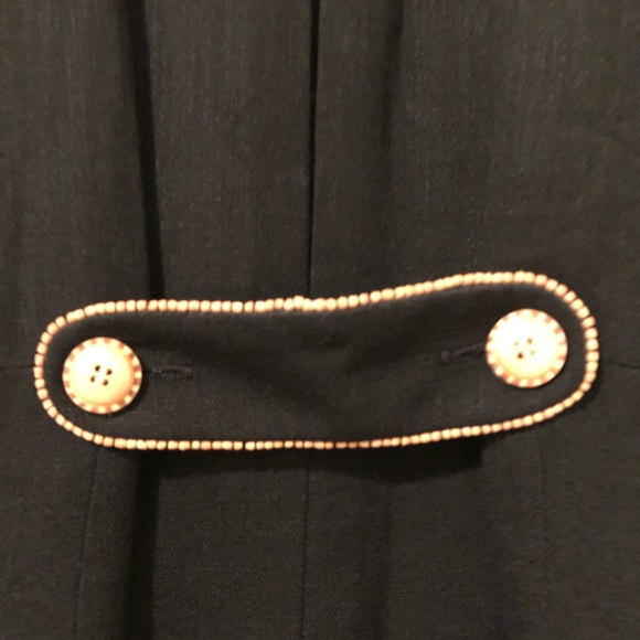 Maggy London Dress Juniors Size 13 Black Button - Picture 7 of 8